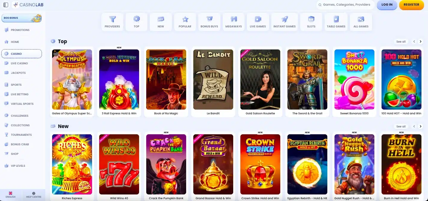 Asortymentu Gier casinolab