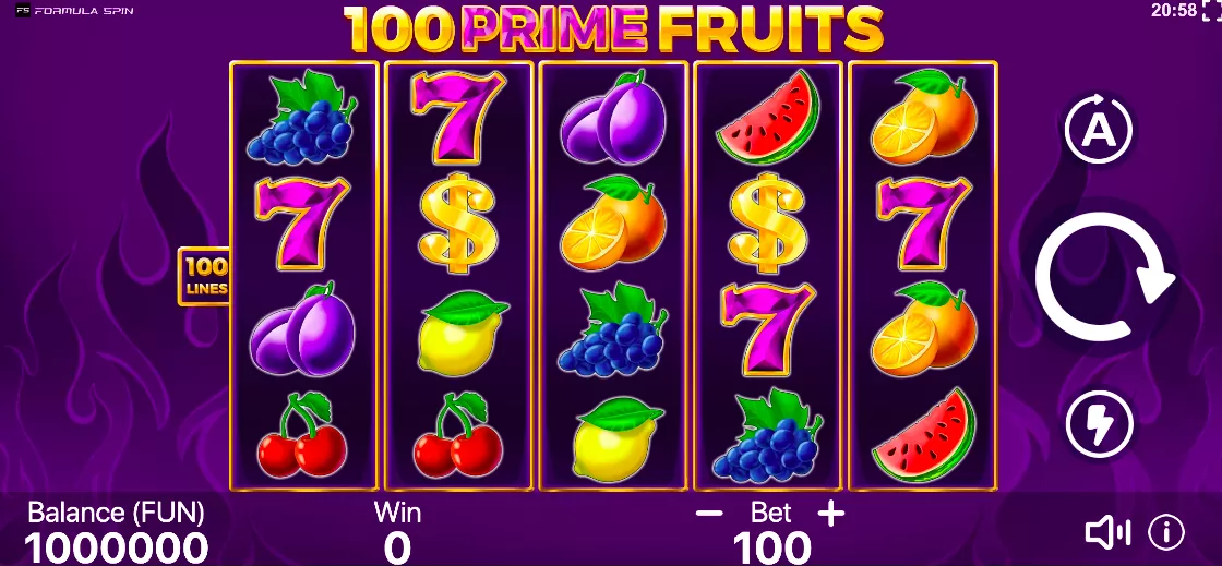 100 prime fruits