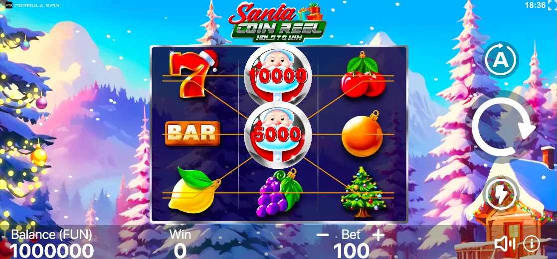 Santa Coin Reel: Hold to Win